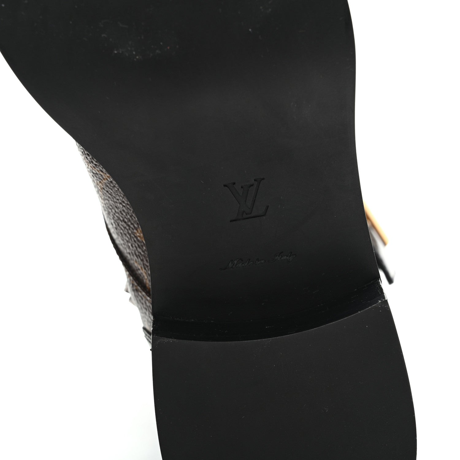Calfskin Monogram Wonderland Flat Ranger Boots 37 Black £¨ Direct shipment via from wholesalehk.shop