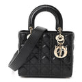 Lambskin Cannage Small My ABCDior Lady Dior Black wholesalehk.shop