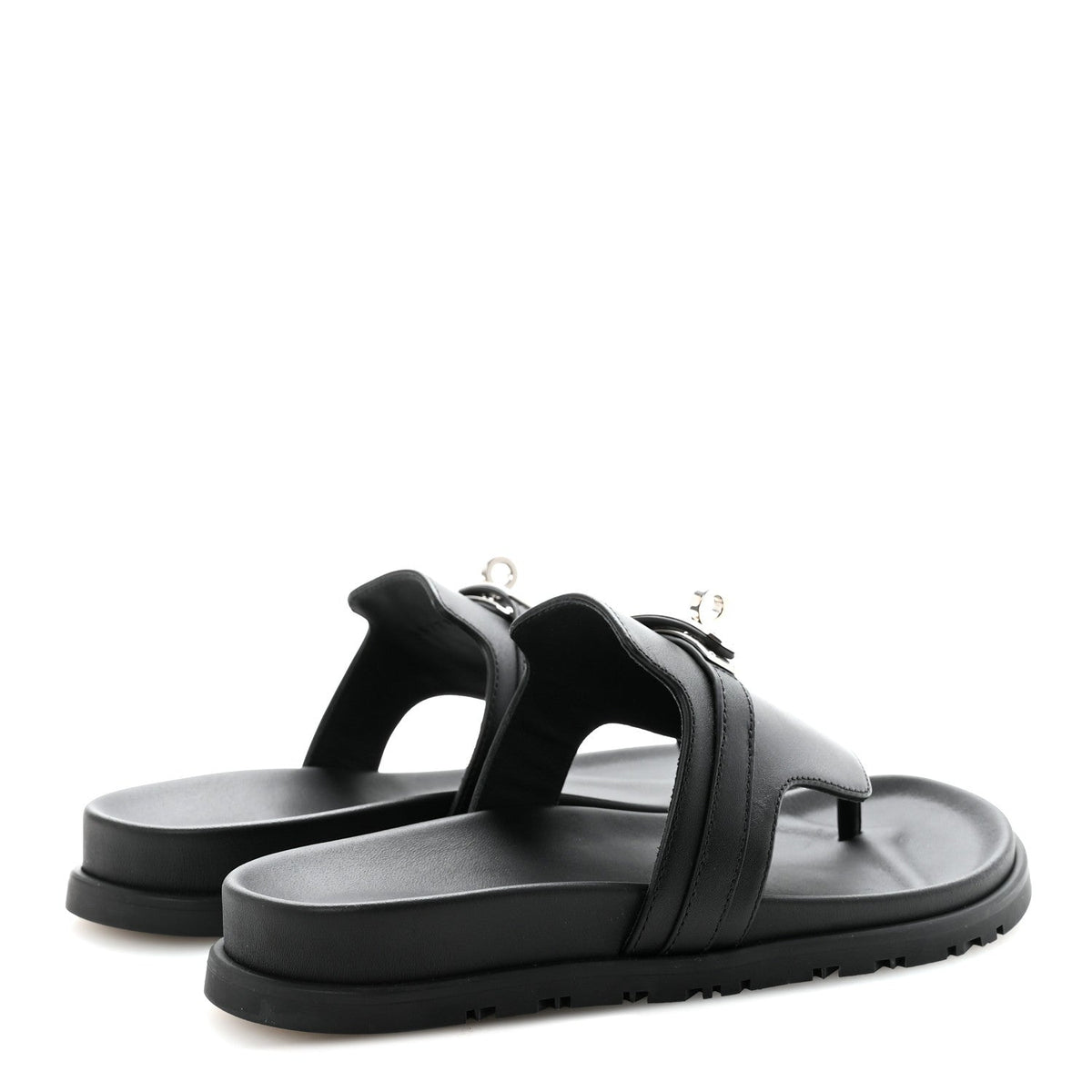 Calfskin Womens Empire Sandals 38 Black wholesalehk.shop