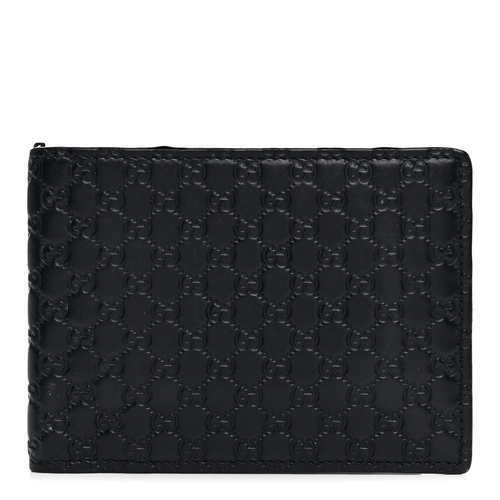 Microguccissima Bi-Fold Wallet Navy £¨ Direct shipment via from wholesalehk.shop