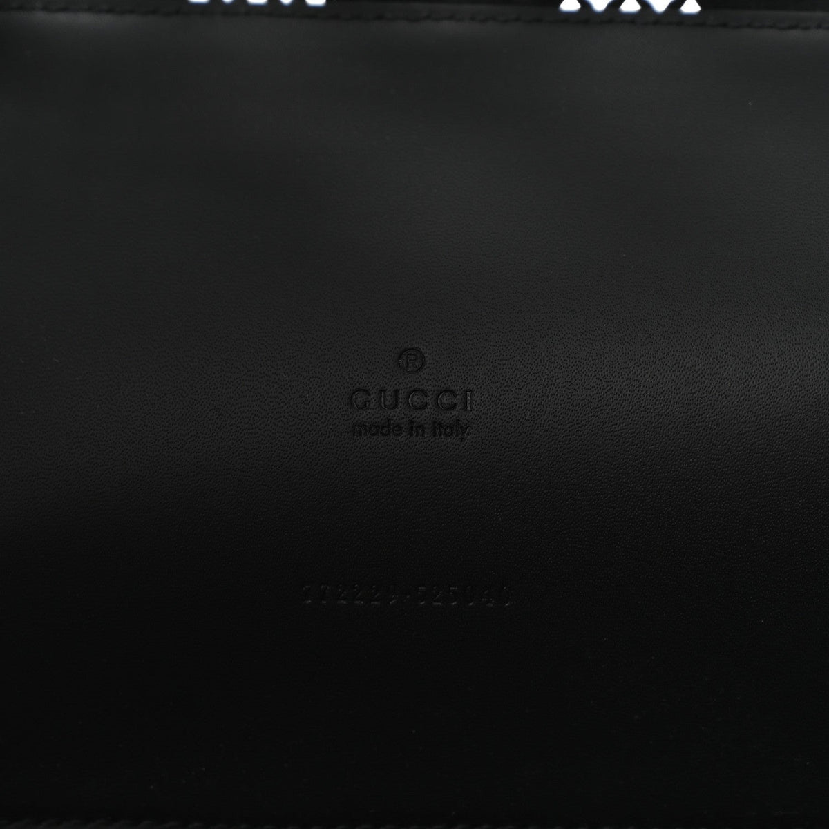 Calfskin GG Monogram Diamond Cut Medium Ophidia Tote Bag Black wholesalehk.shop