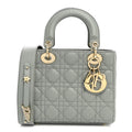 Lambskin Cannage Small My ABCDior Lady Dior Grey wholesalehk.shop