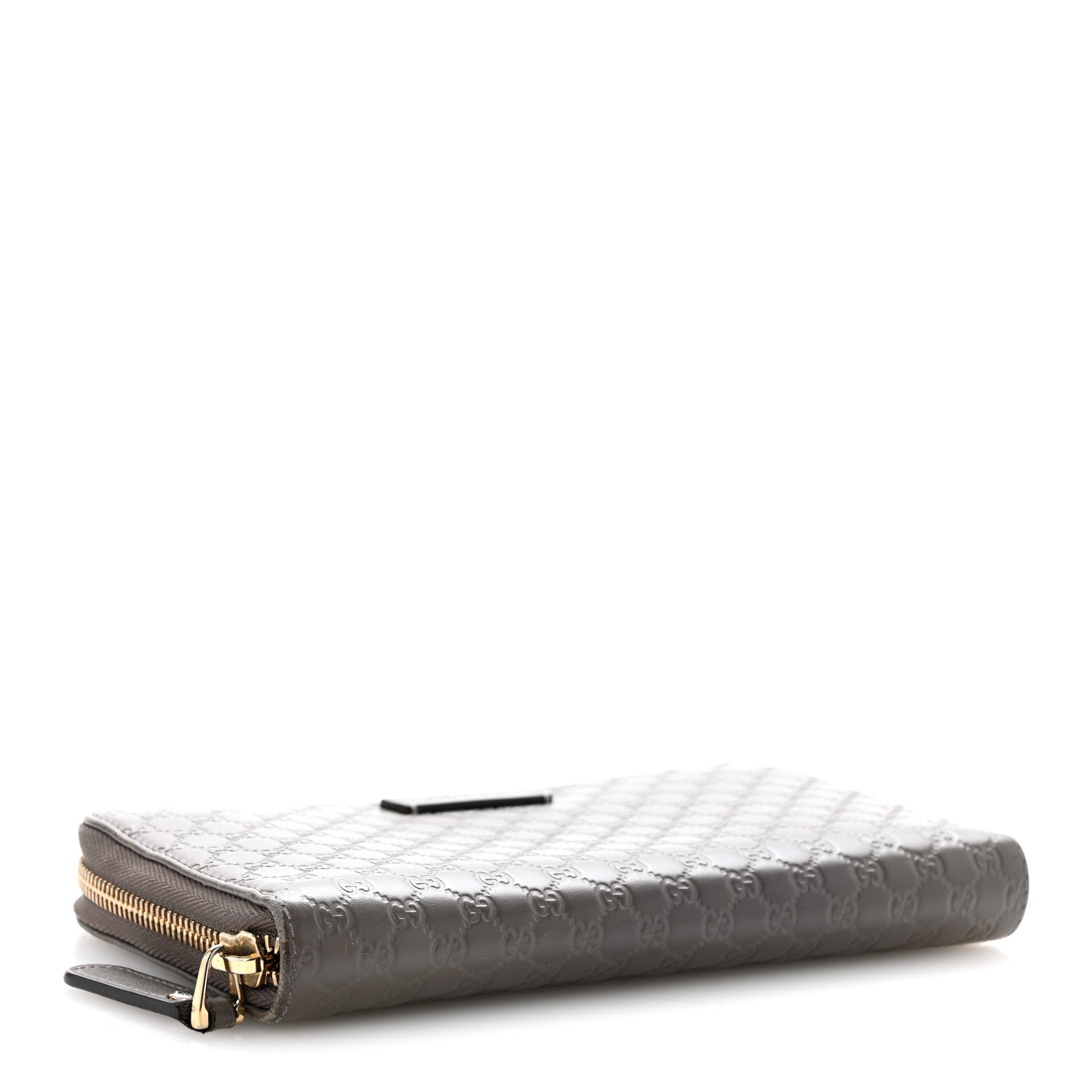 Microguccissima Zip Around Wallet Grey £¨ Direct shipment via from wholesalehk.shop
