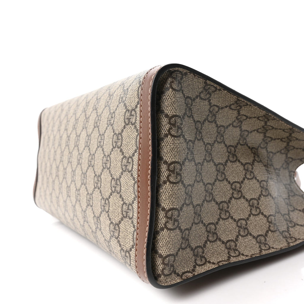GG Supreme Monogram Medium Padlock Tote Beige Cuir £¨ Direct shipment via from wholesalehk.shop