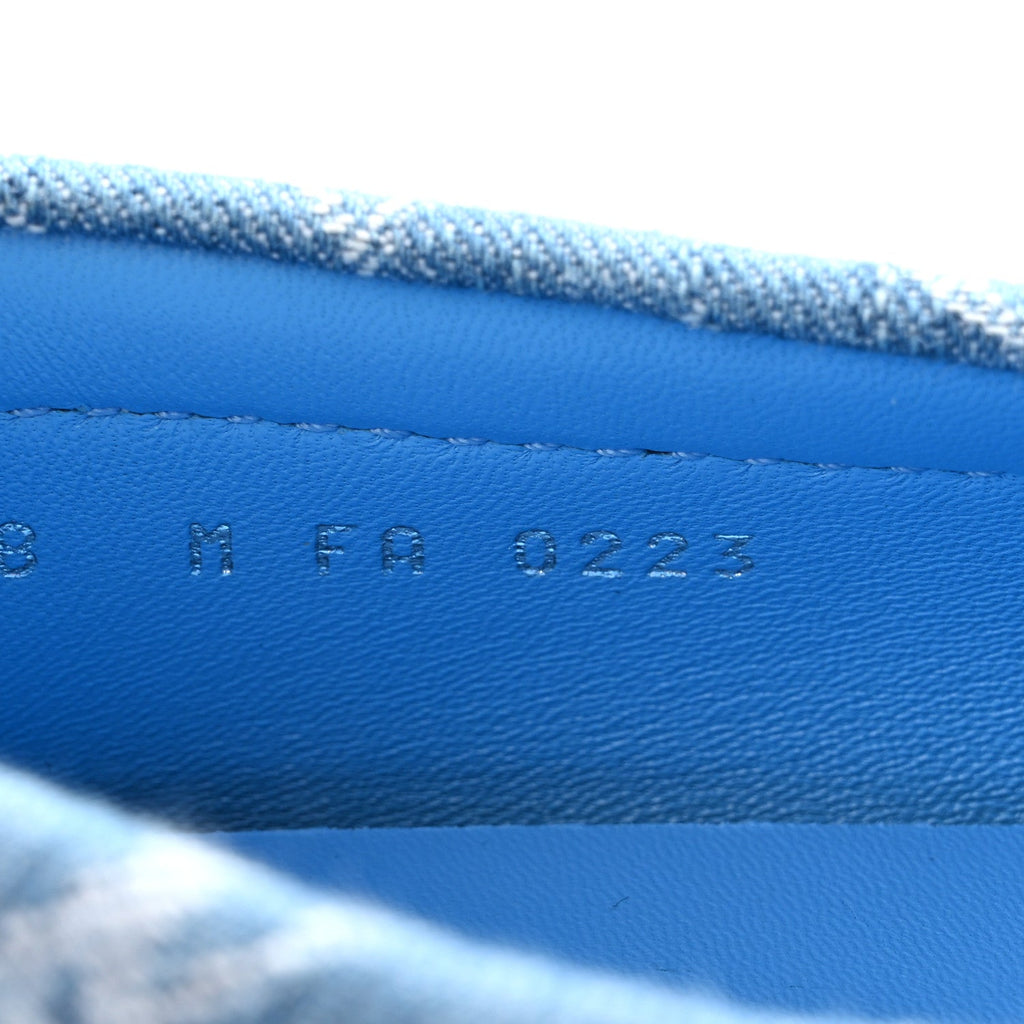 Monogram Denim Mens Driver Moccasin Loafers 8 Blue £¨ Direct shipment via from wholesalehk.shop