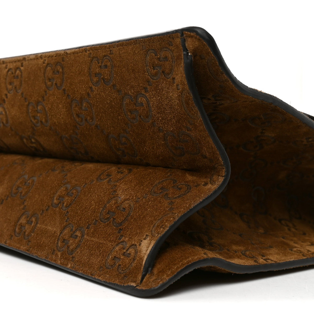 Suede GG Debossed Large Dionysus Shoulder Bag Brown wholesalehk.shop