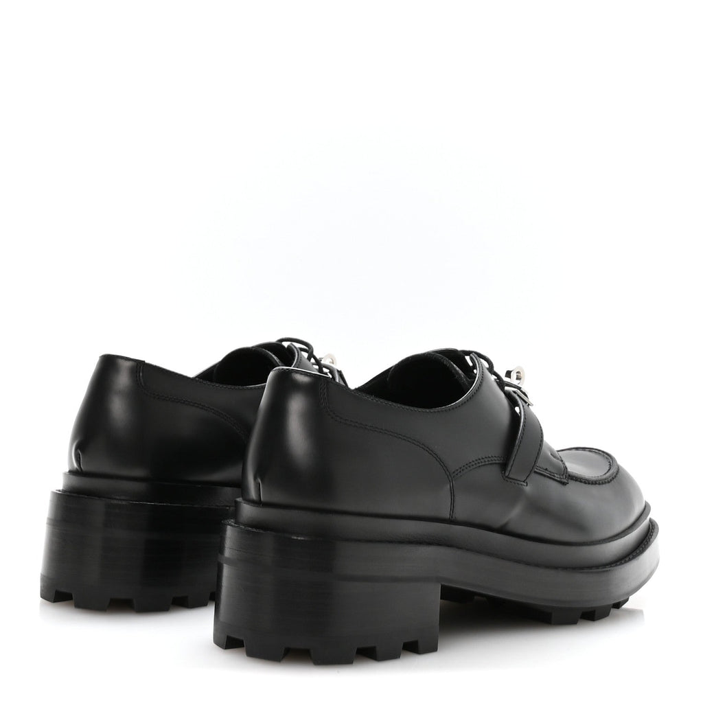 Glossed Calfskin First Oxford 39 Black wholesalehk.shop