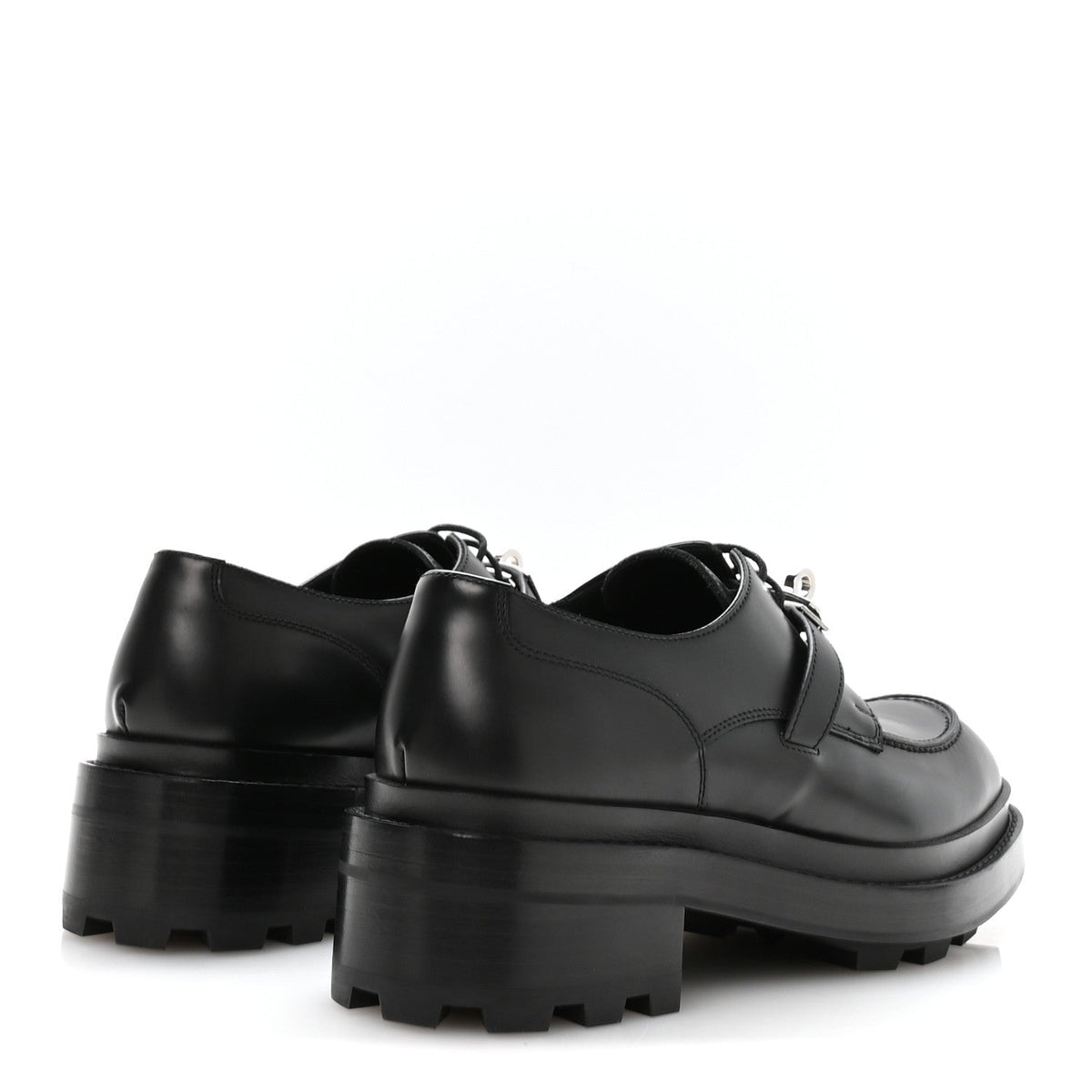 Glossed Calfskin First Oxford 39 Black wholesalehk.shop