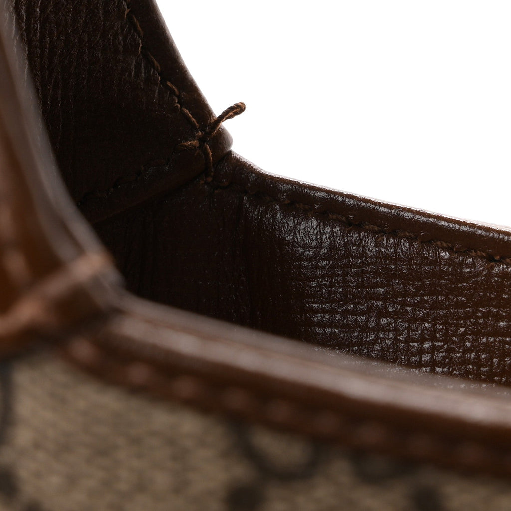 GG Supreme Monogram Azalea Calfskin Web Small Jackie 1961 Hobo Beige Ebony Brown Sugar £¨ Direct shipment via from wholesalehk.shop