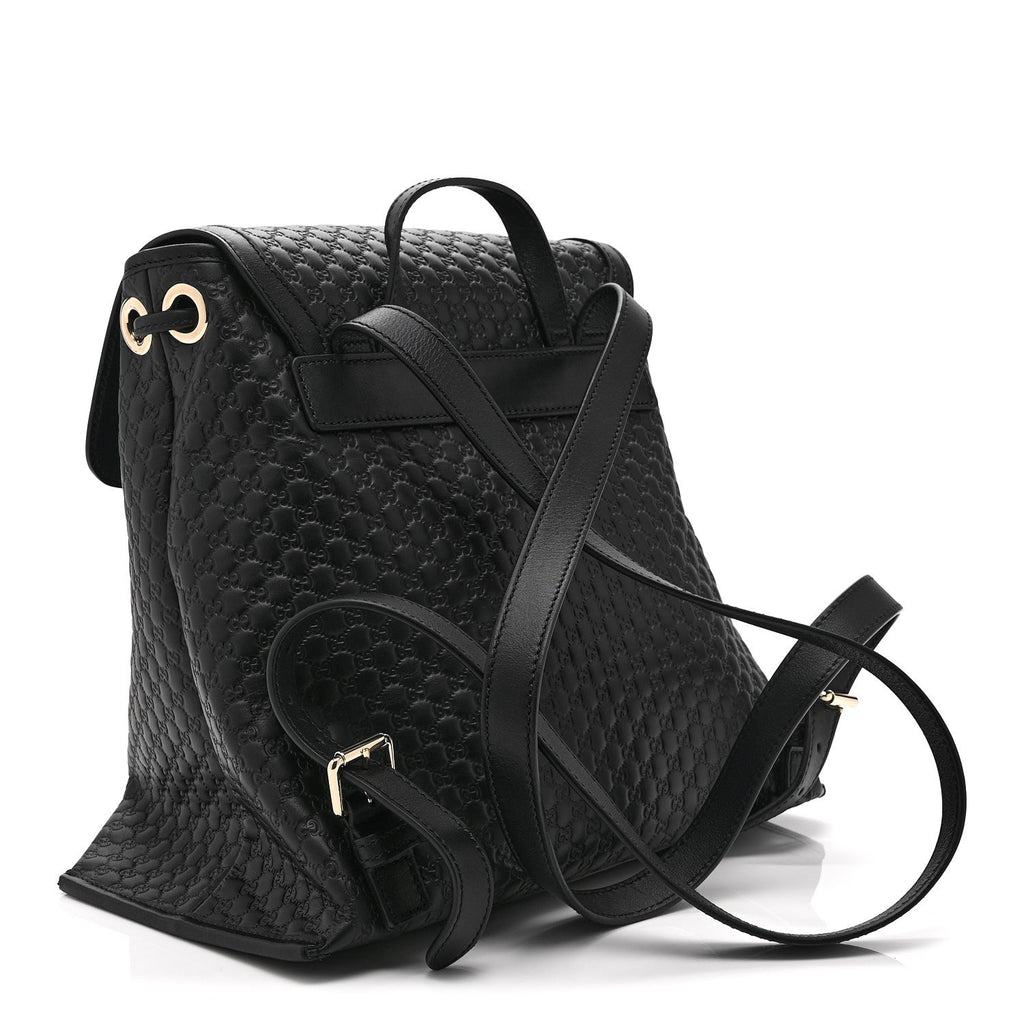 Microguccissima Drawstring Backpack Black £¨ Direct shipment via from wholesalehk.shop