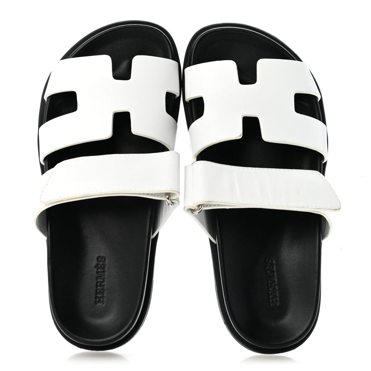 Calfskin Womens Chypre Sandals 36 White wholesalehk.shop