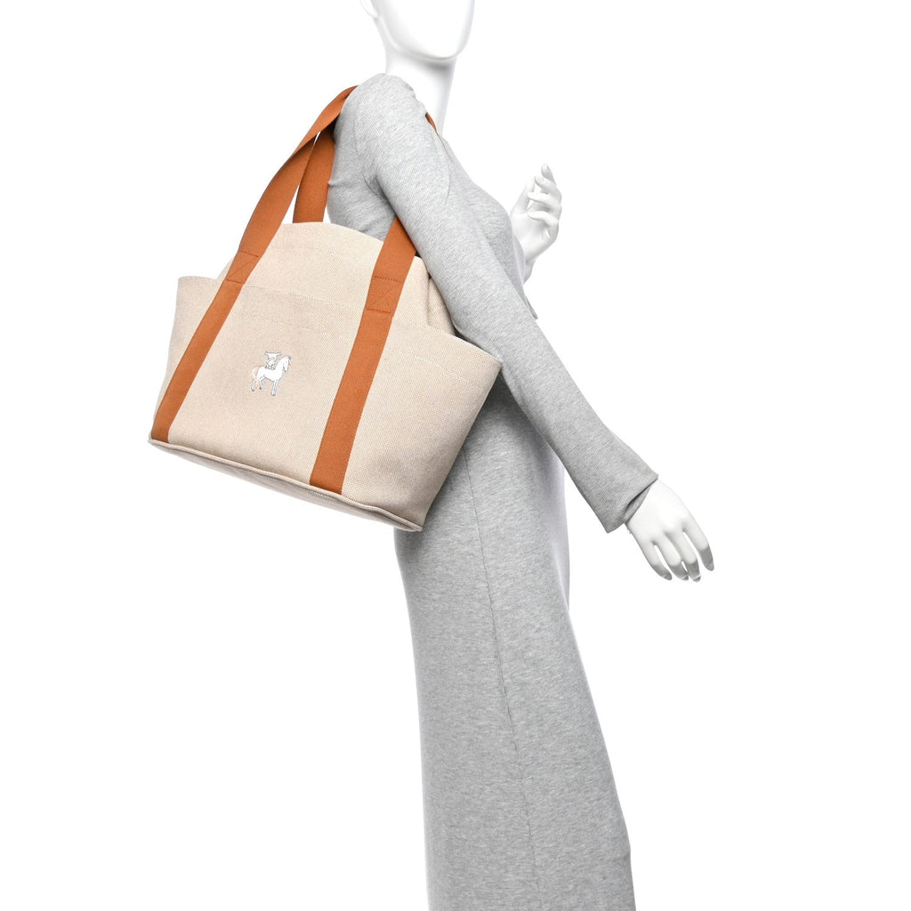 H Canvas Cabriole Nappy Bag Biscuit £¨ Direct shipment via from wholesalehk.shop