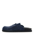 Suede Calfskin Mens Go Mules 40 Bleu Celeste wholesalehk.shop