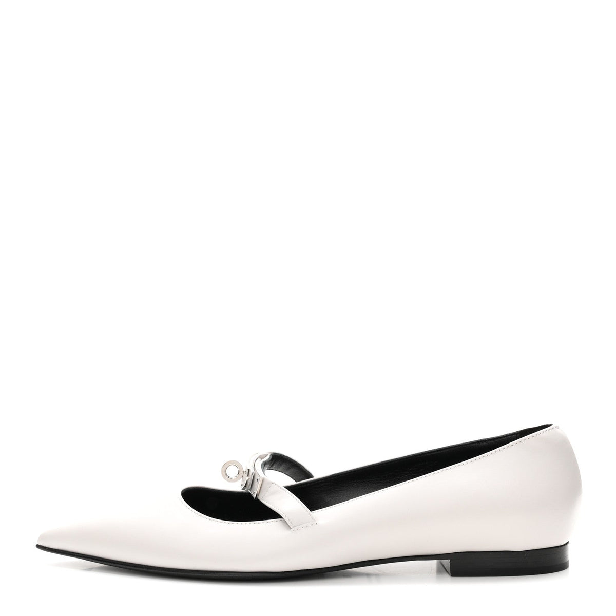 Calfskin Kelly Ballet Flat 38 Gris Clair wholesalehk.shop