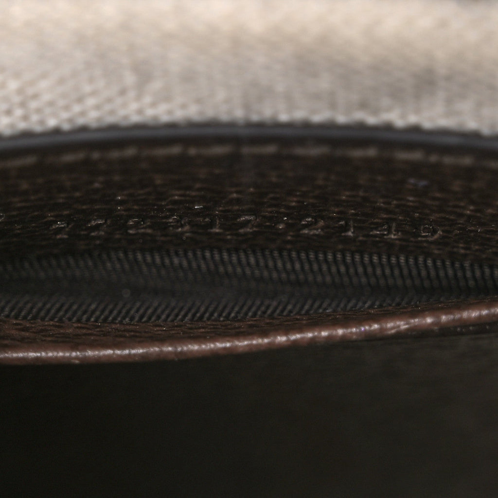 GG Supreme Monogram Textured Dollar Calfskin Web Super Mini Ophidia Mini Tote Bag Beige Ebony New Acero wholesalehk.shop