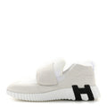 Suede Goatskin Mesh Fabric H Sneakers 38 White wholesalehk.shop