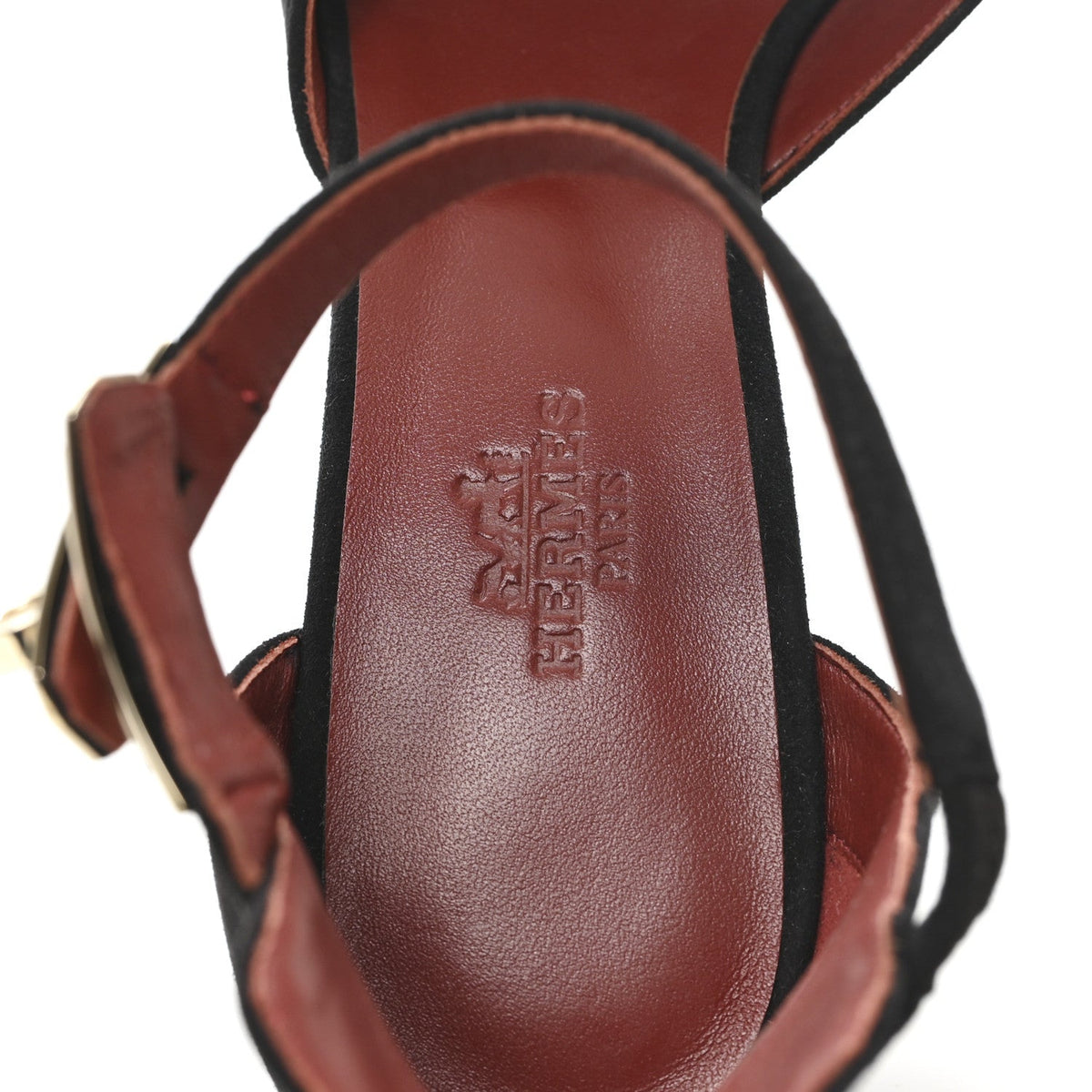 Suede Goatskin Baby 90 Pump 37 Black wholesalehk.shop