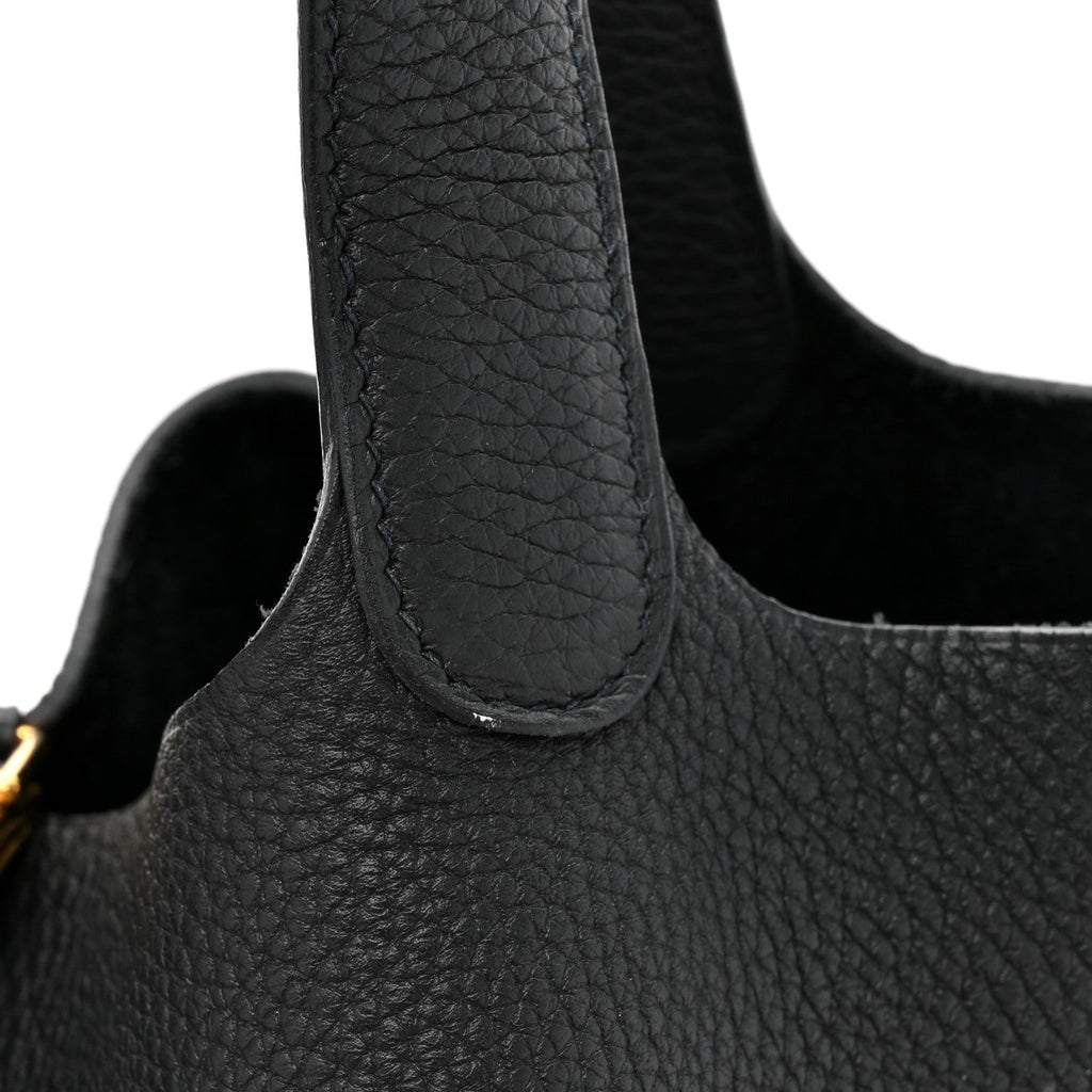Taurillon Clemence Picotin Lock 22 MM Black £¨ Direct shipment via from wholesalehk.shop