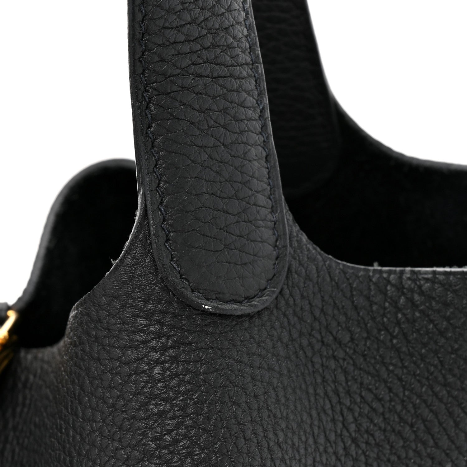 Taurillon Clemence Picotin Lock 22 MM Black £¨ Direct shipment via from wholesalehk.shop