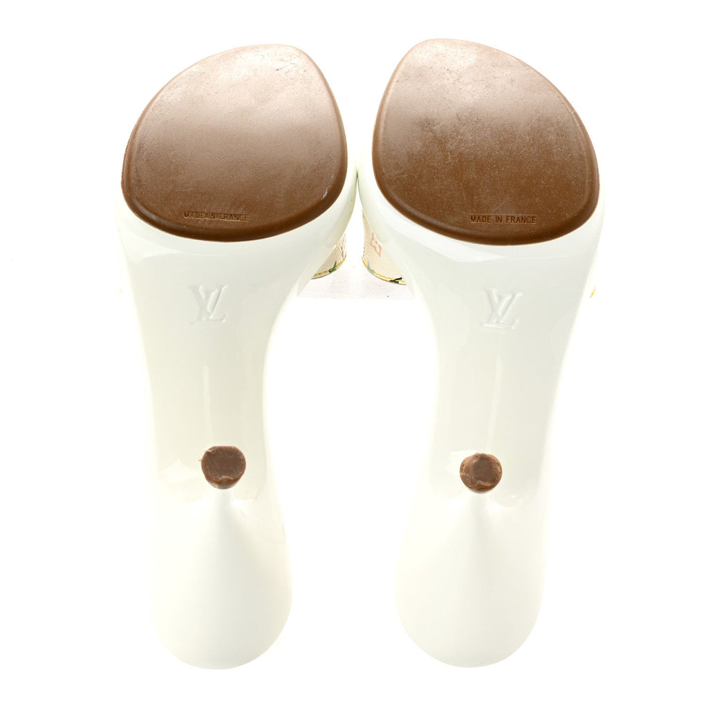 Monogram Multicolor Sandal Mule 36 White £¨ Direct shipment via from wholesalehk.shop