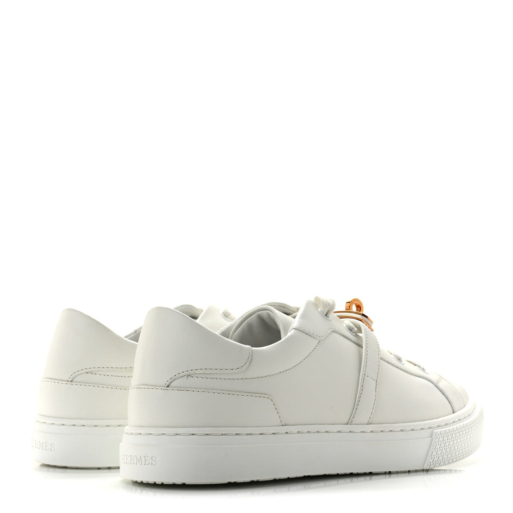 Calfskin Day Sneakers 37.5 White wholesalehk.shop
