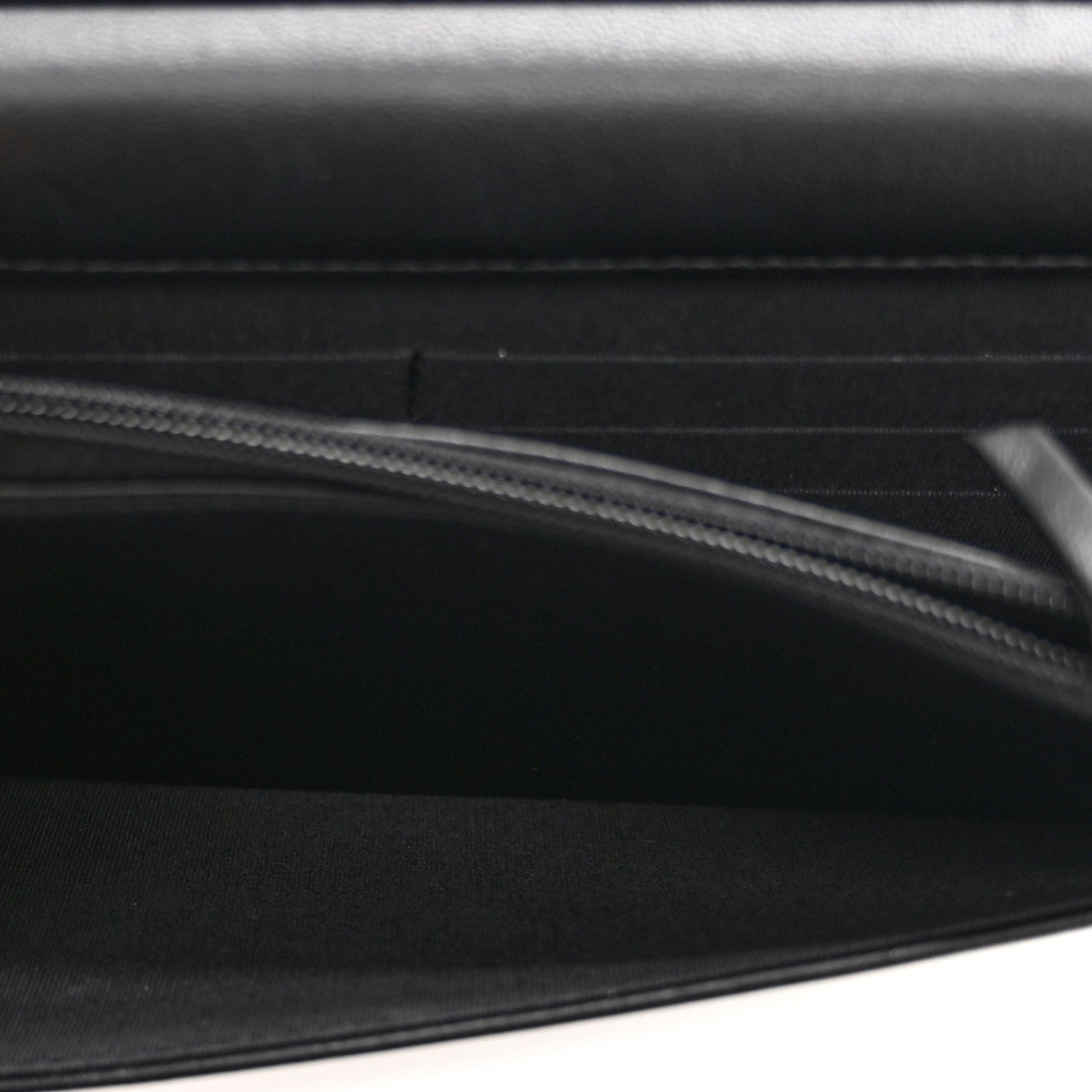 Printed Lambskin Airlines Wallet On Chain WOC White Blue Black wholesalehk.shop