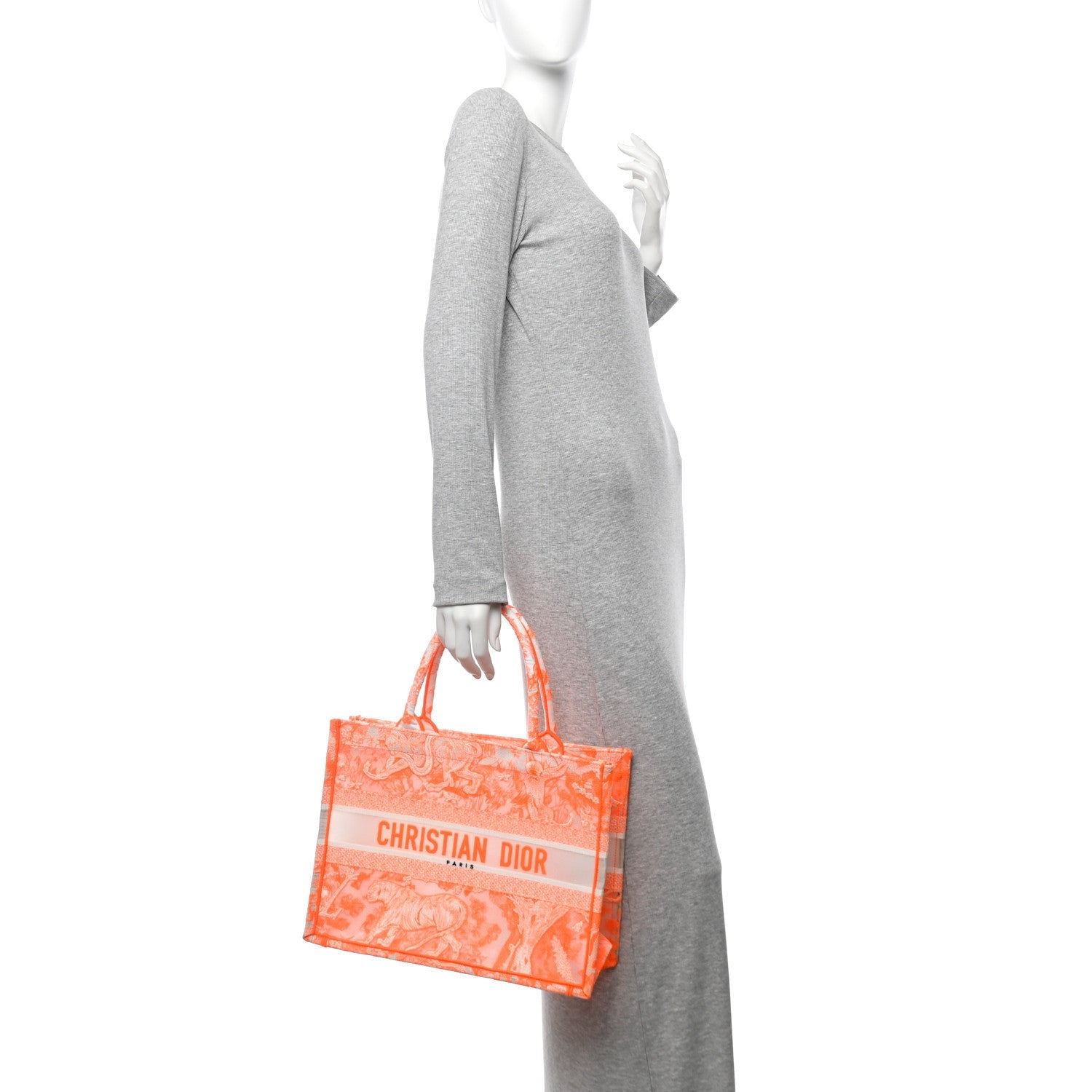 Transparent Canvas Embroidered Medium Dioriviera Toile De Jouy Book Tote £¨ Direct shipment via from wholesalehk.shop