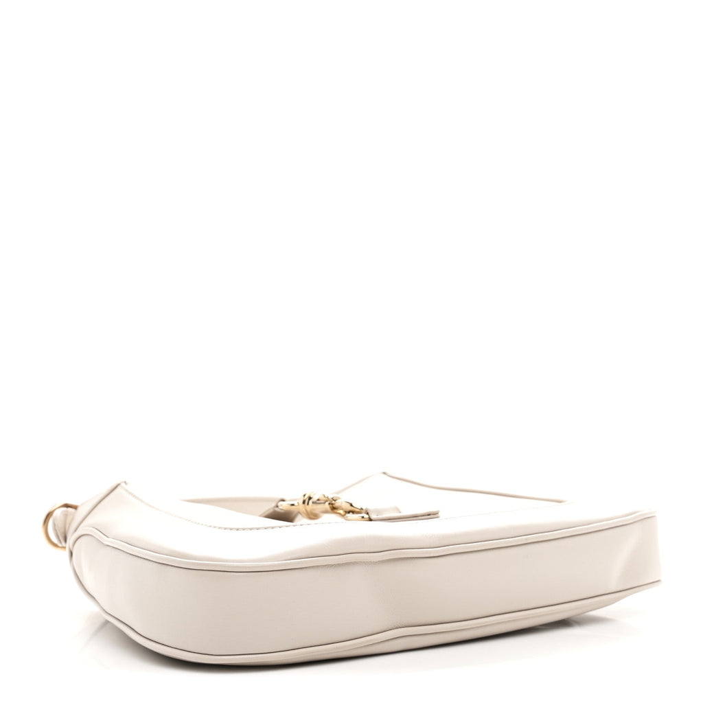 Ancora Calfskin Web Small Jackie Shoulder Bag Light Grey £¨ Direct shipment via from wholesalehk.shop