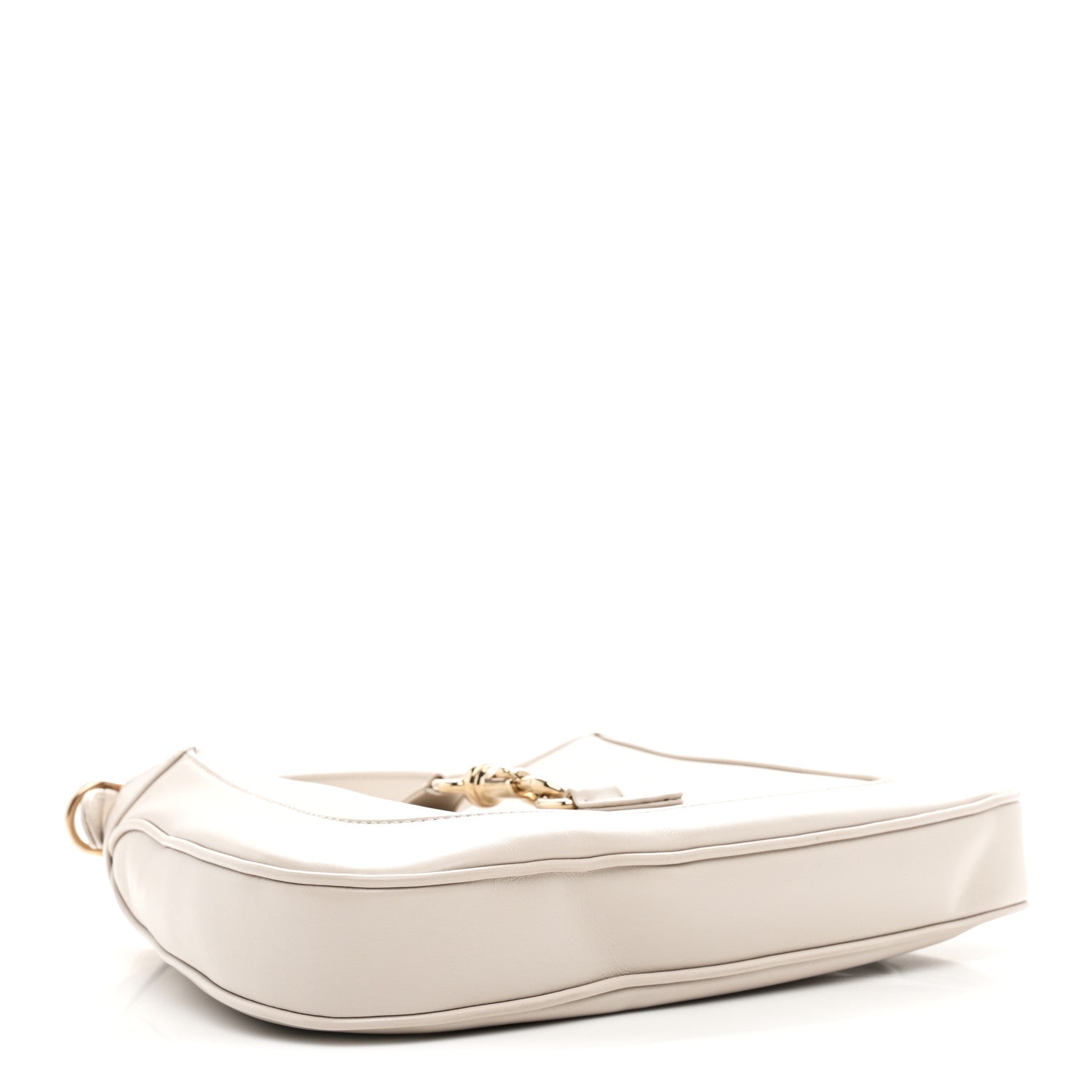 Ancora Calfskin Web Small Jackie Shoulder Bag Light Grey £¨ Direct shipment via from wholesalehk.shop