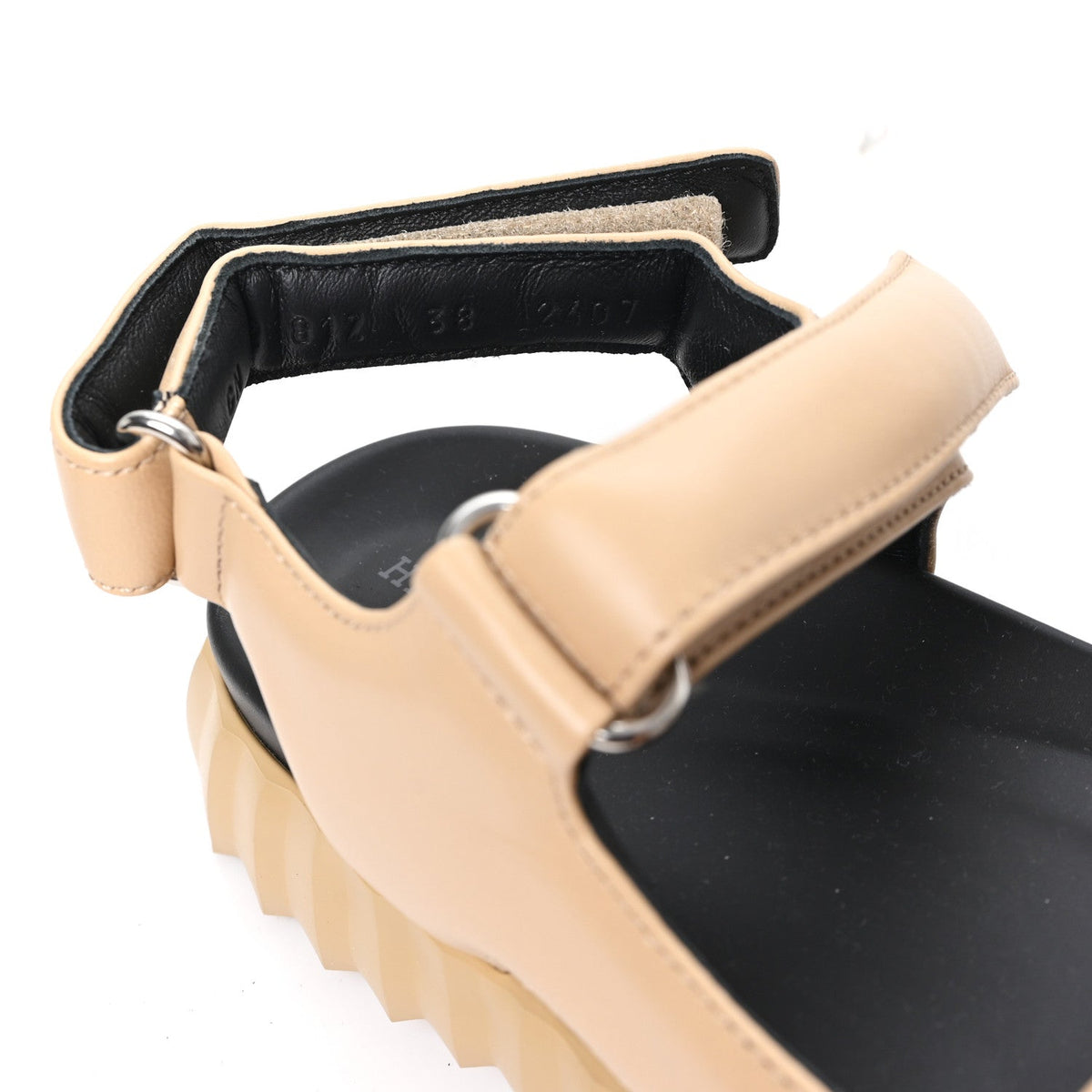 Lambskin Junior Womens Sandals 38 Beige Albinos wholesalehk.shop