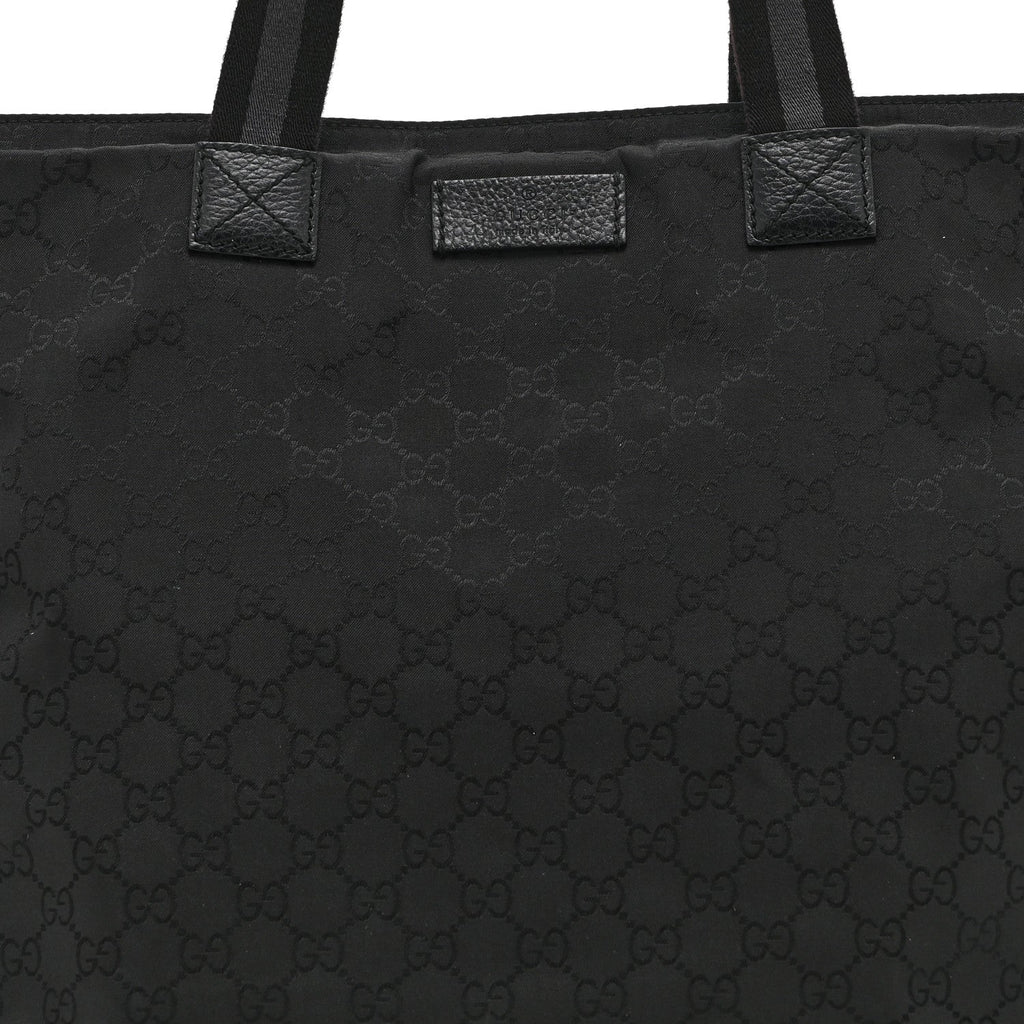 Nylon Monogram Tote Black wholesalehk.shop