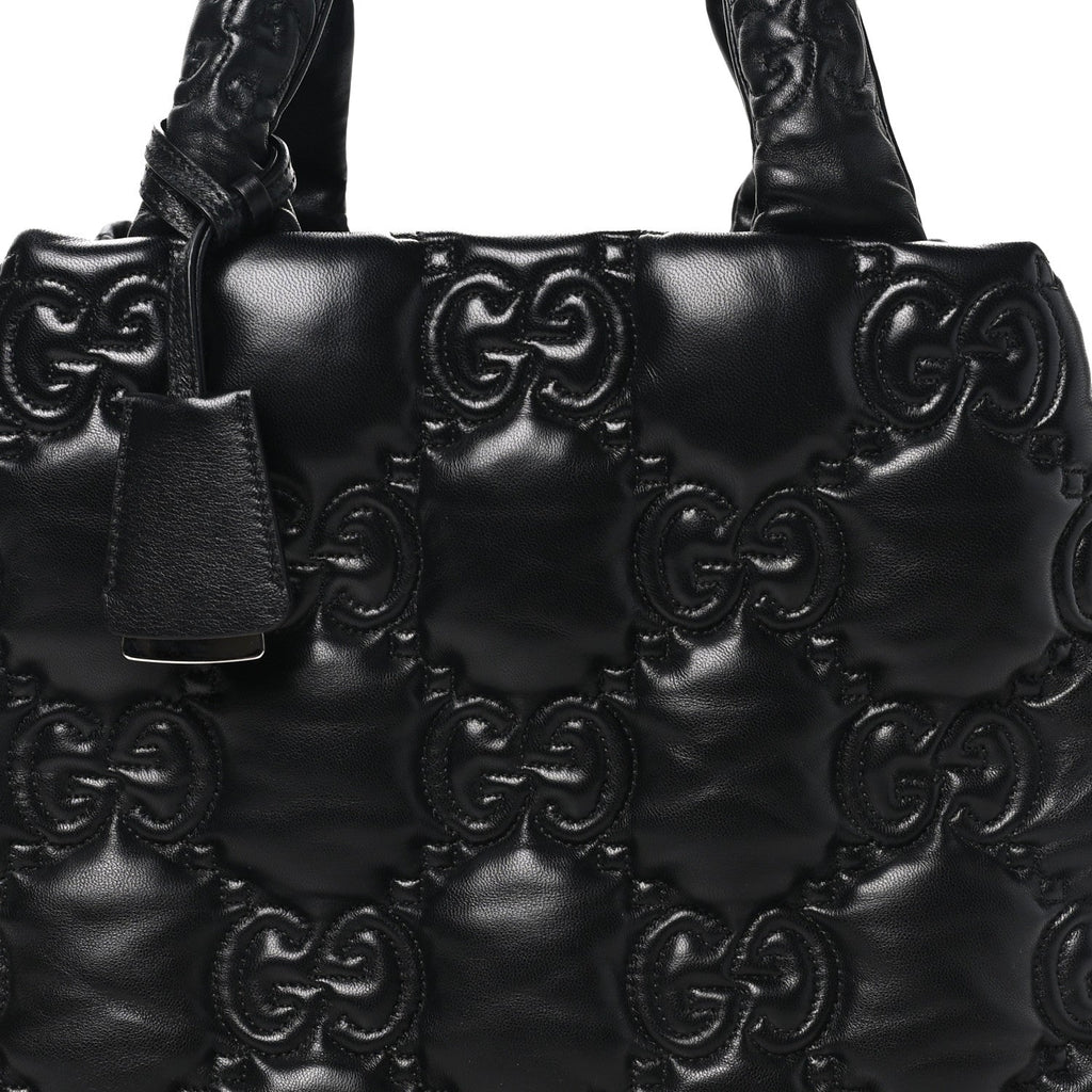 Calfskin GG Matelasse Large Tote Black wholesalehk.shop
