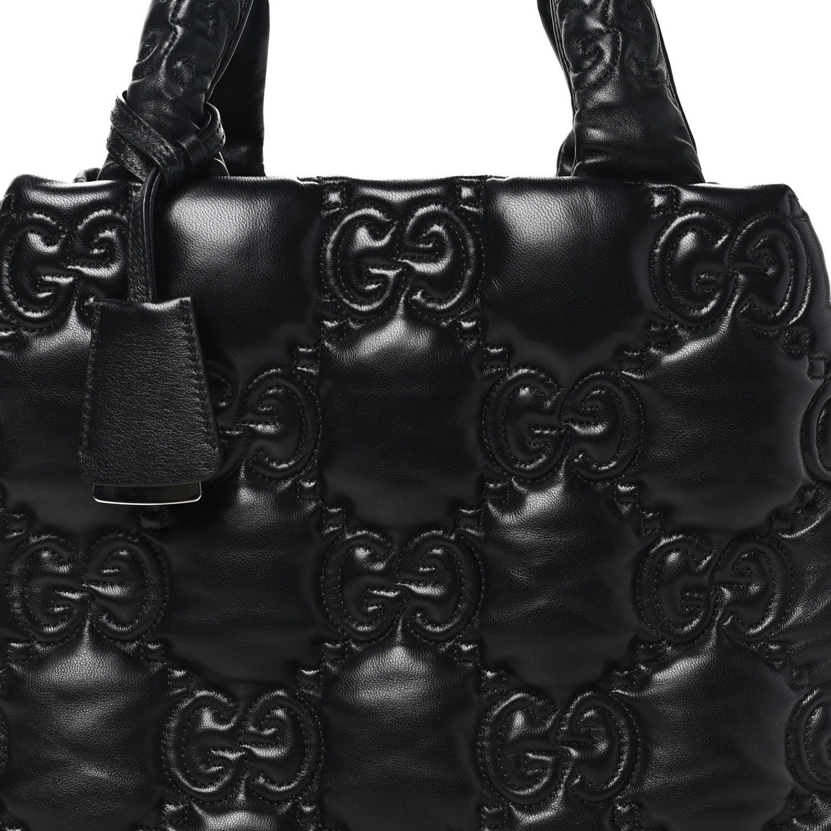 Calfskin GG Matelasse Large Tote Black wholesalehk.shop