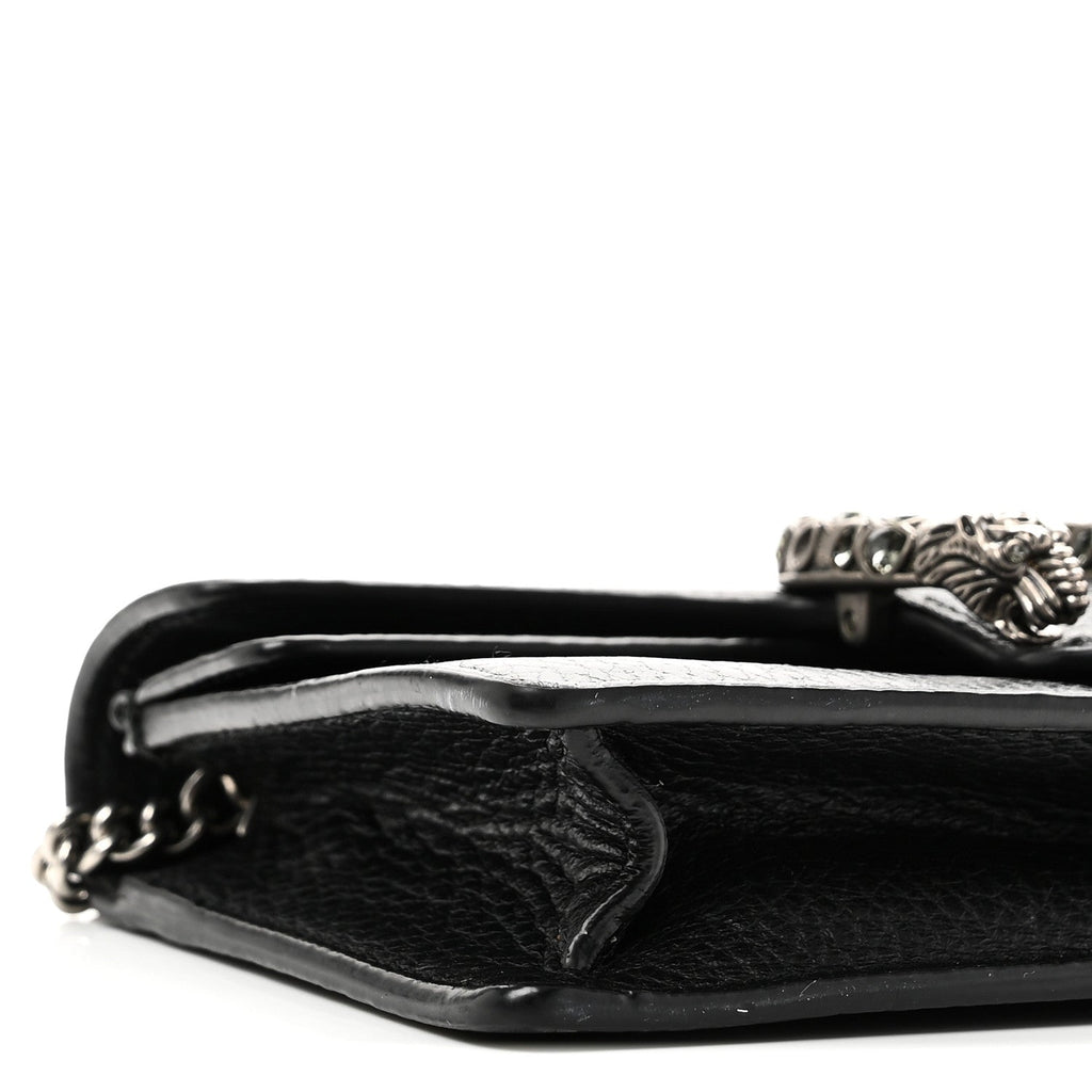 Calfskin Super Mini Dionysus Shoulder Bag Black wholesalehk.shop