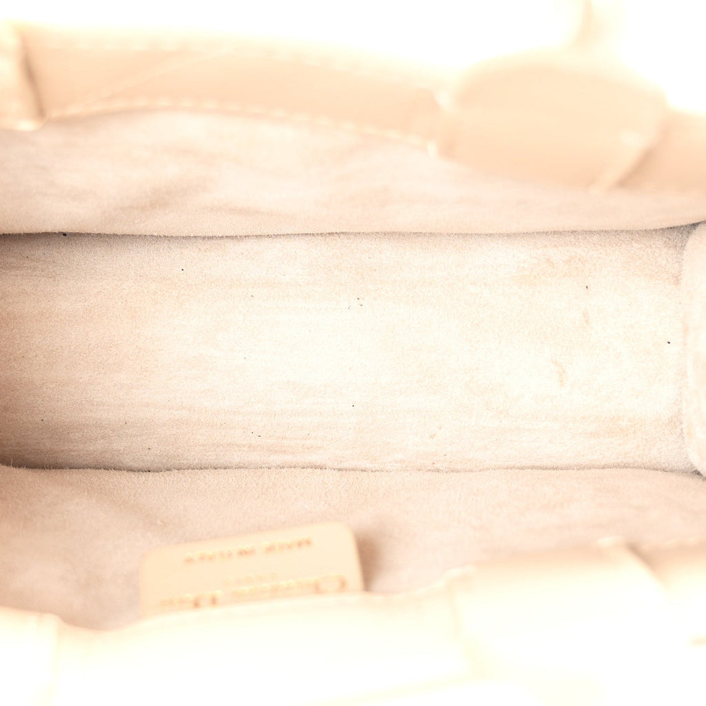 Calfskin Macrocannage Mini Book Tote Powder Beige £¨ Direct shipment via from wholesalehk.shop