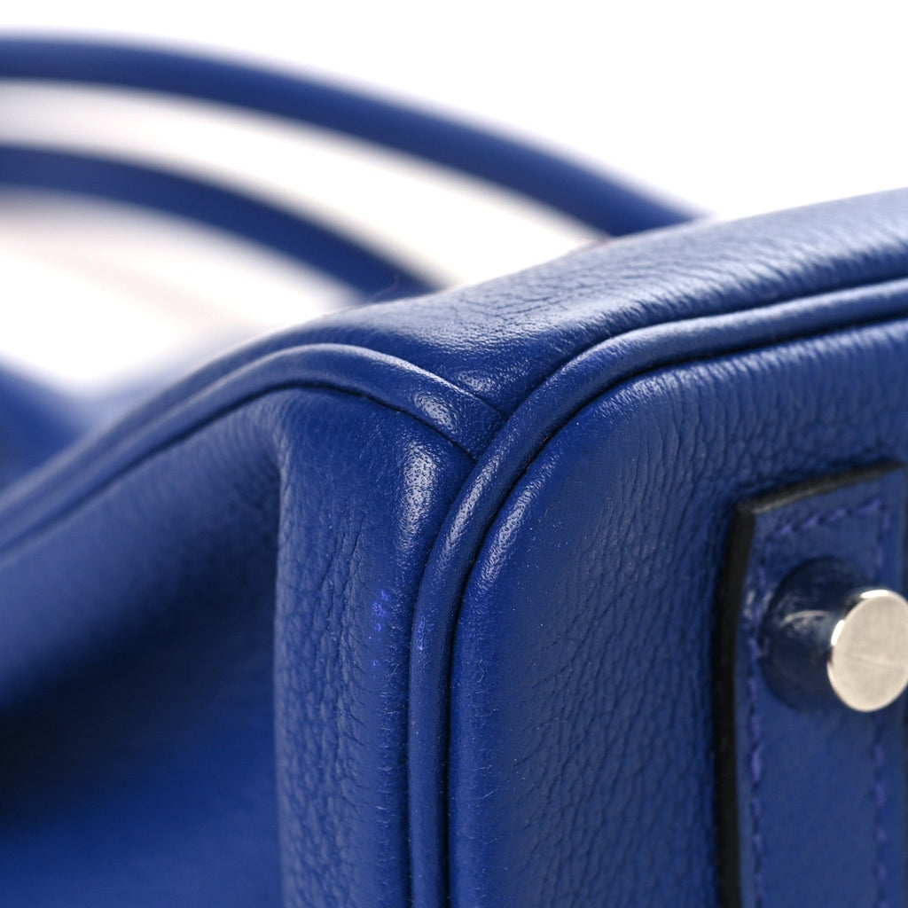 Taurillon Novillo Horseshoe Birkin 30 Bleu Brighton £¨ Direct shipment via from wholesalehk.shop
