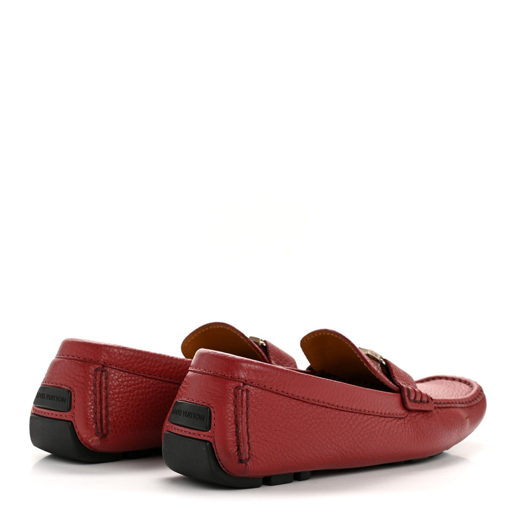 Calfskin Mens Monte Carlo Car Shoe Moccasin Loafers 9 Red £¨ Direct shipment via from wholesalehk.shop