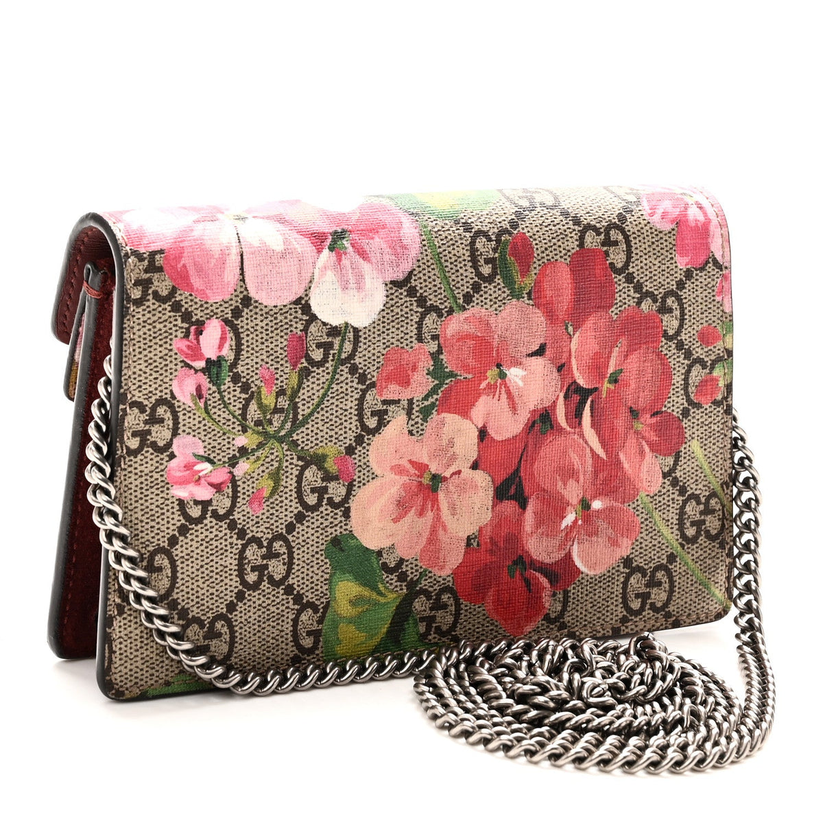 GG Supreme Monogram Blooms Super Mini Dionysus Shoulder Bag Beige Multicolor Dry Rose Beige Multicolor Dry Rose wholesalehk.shop