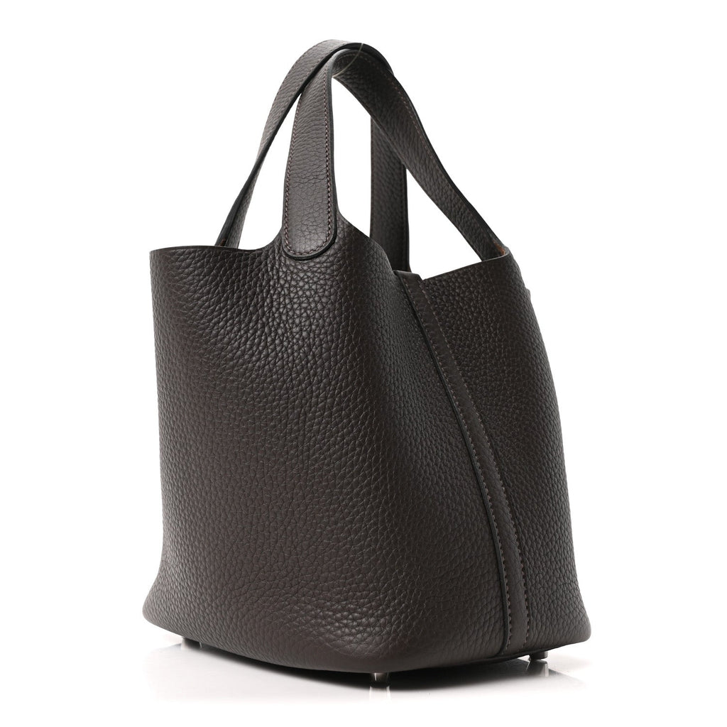 Taurillon Clemence Picotin Lock 18 PM Ebene £¨ Direct shipment via from wholesalehk.shop