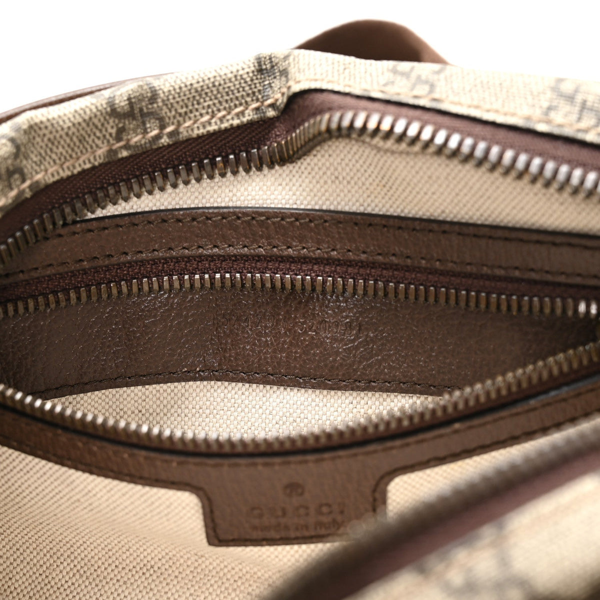 Soft GG Supreme Monogram Medium Ophidia Belt Bag Dark Brown wholesalehk.shop