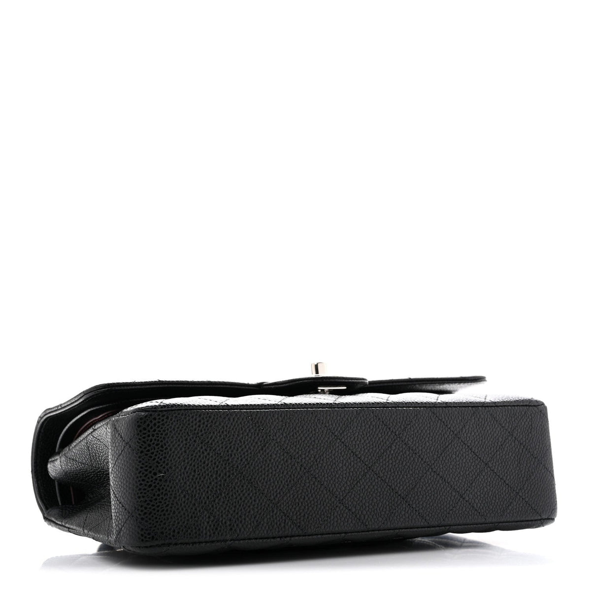 Caviar Quilted Medium Double Flap Black wholesalehk.shop