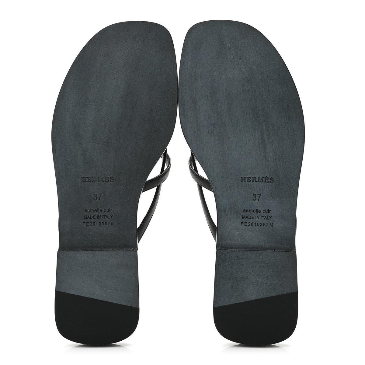 Calfskin Miss Sandals 37 Black wholesalehk.shop