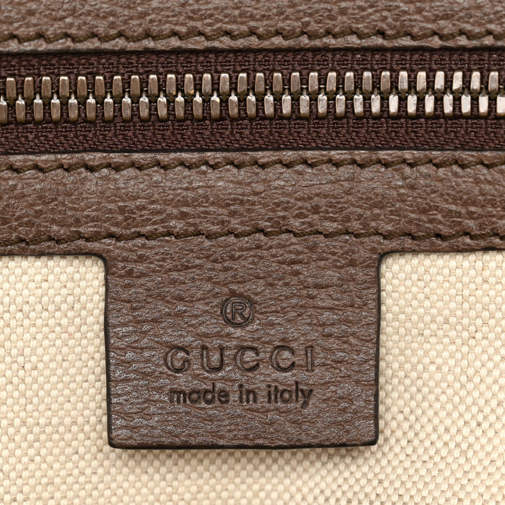 GG Supreme Monogram Medium Ophidia Day Backpack Brown wholesalehk.shop