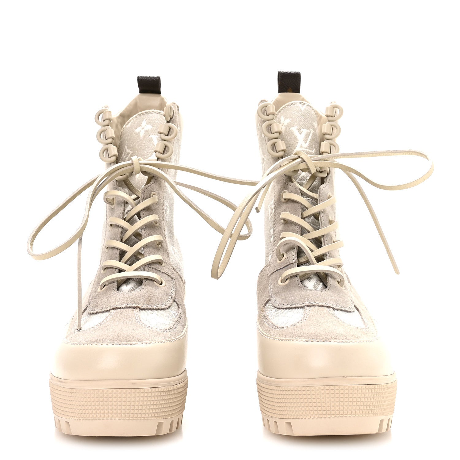 Suede Calfskin Laureate Platform Desert Boots 41 Beige £¨ Direct shipment via from wholesalehk.shop