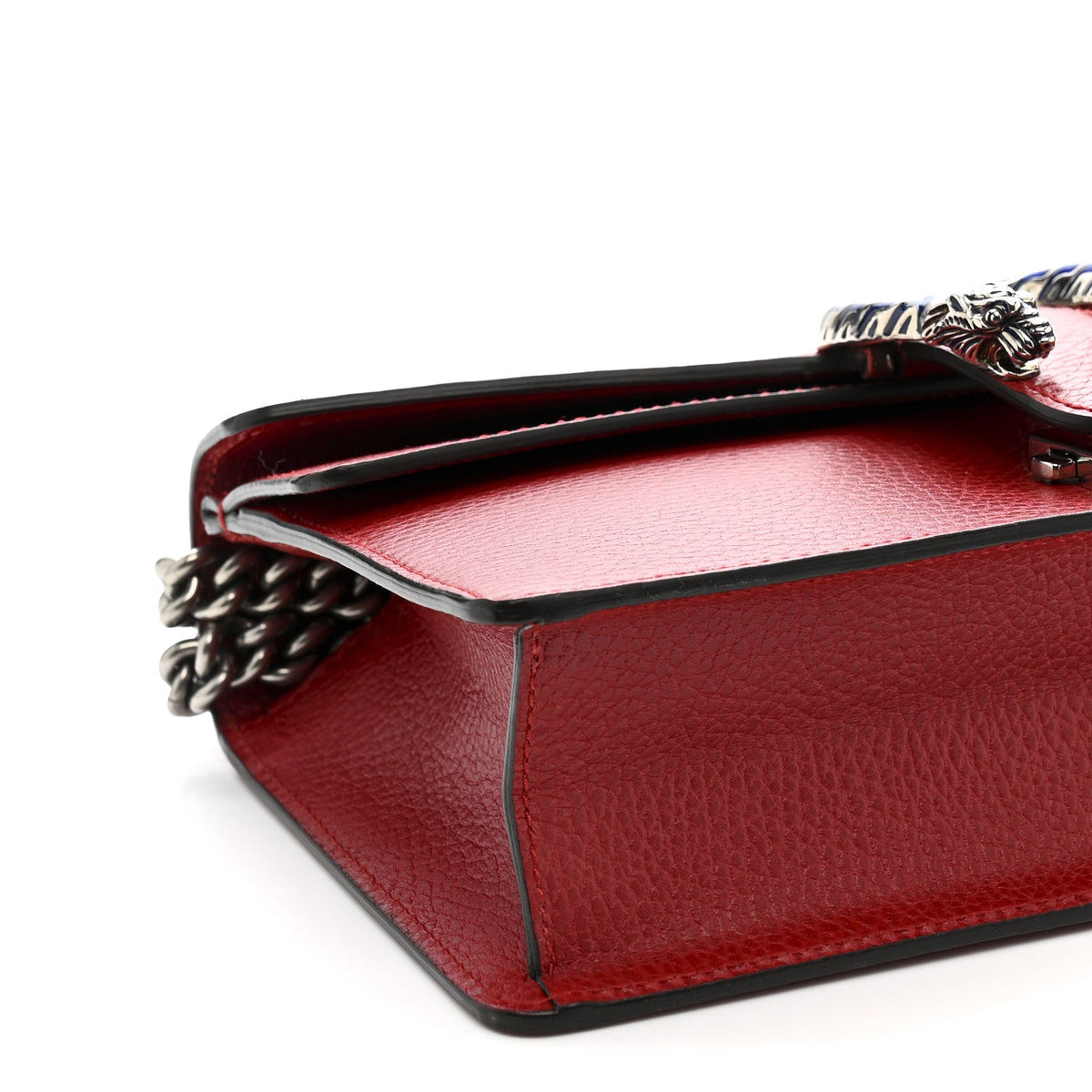 Dollar Calfskin Enamel Dionysus Shoulder Bag Hibiscus Red Electric Blue wholesalehk.shop