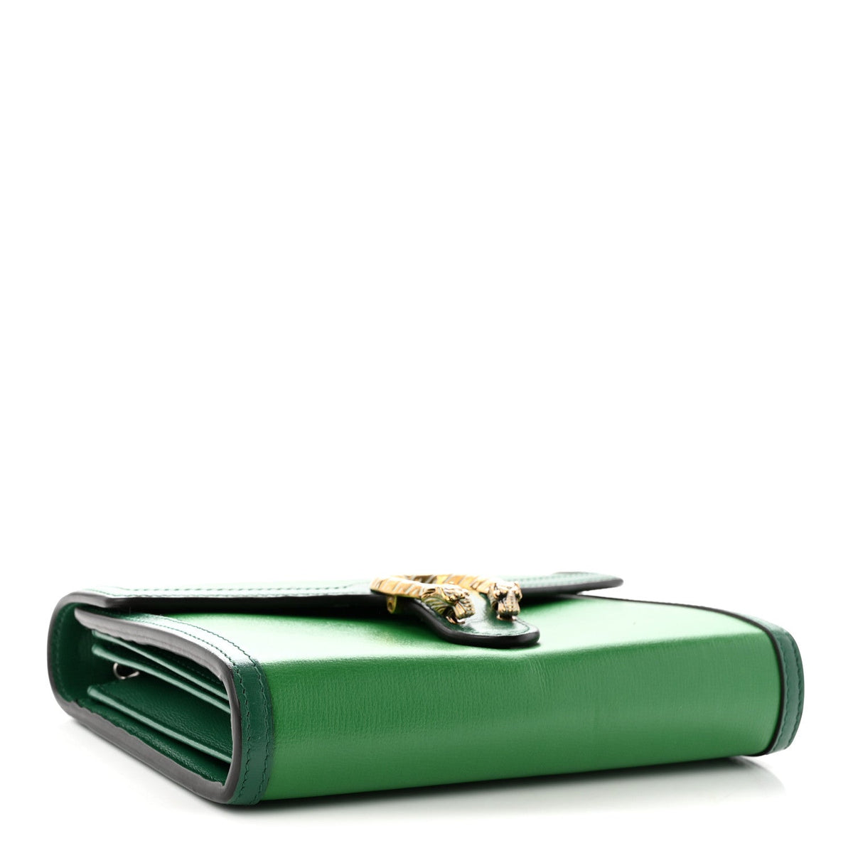 Azalea Calfskin Enamel Mini Dionysus Chain Wallet New Shamarock Emerald wholesalehk.shop