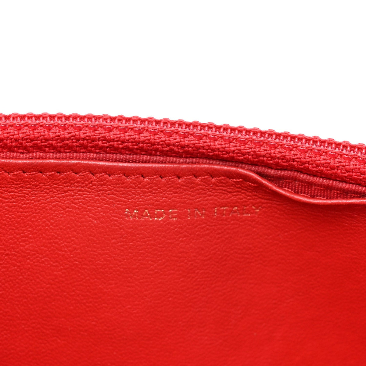 Lambskin Quilted Chain Around Wallet On Chain WOC Red wholesalehk.shop