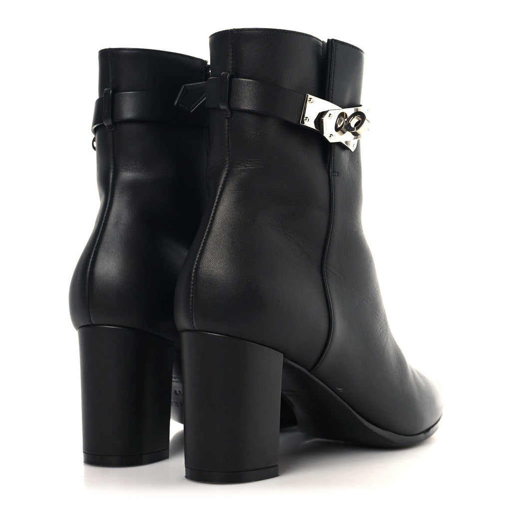 Calfskin Saint Germain Ankle Boots 37 Black wholesalehk.shop