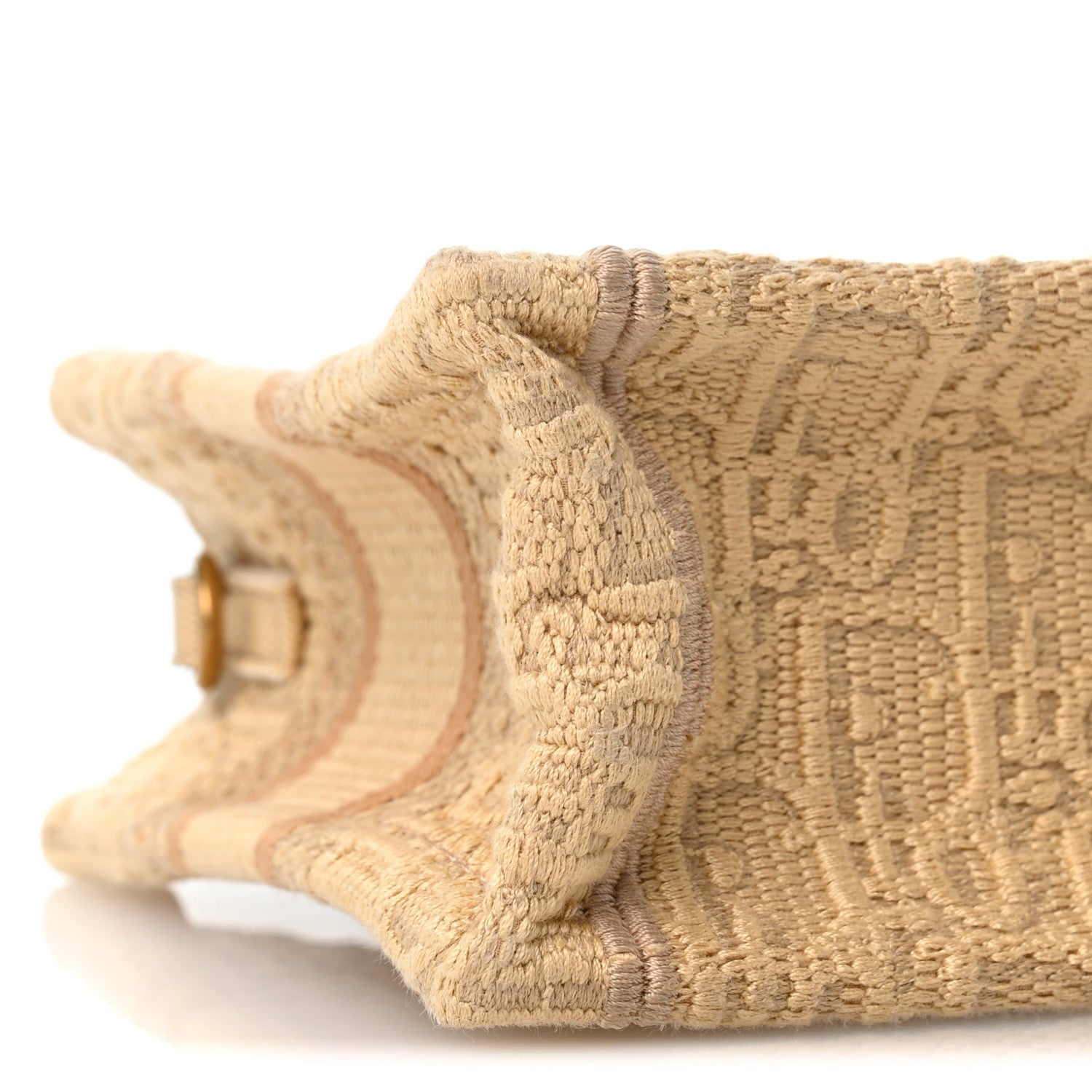 Raffia Oblique Mini Toile De Jouy Book Tote With Strap Beige £¨ Direct shipment via from wholesalehk.shop