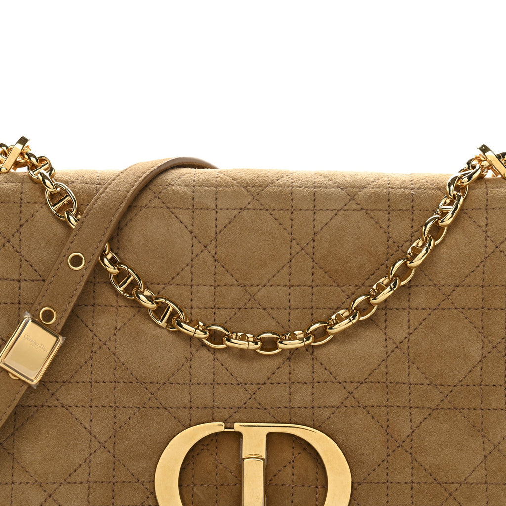 Shearling Cannage Large Caro Bag Camel wholesalehk.shop